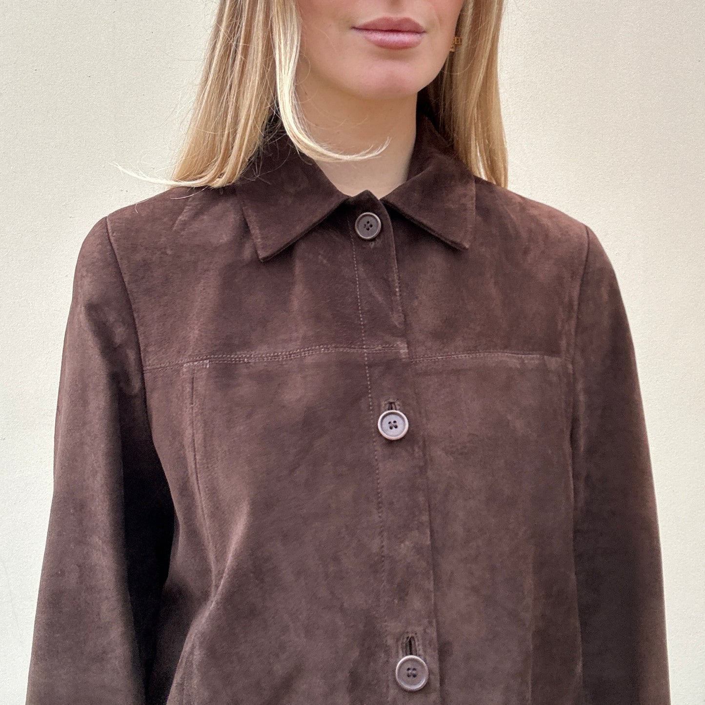 Vintage brown suede jacket
