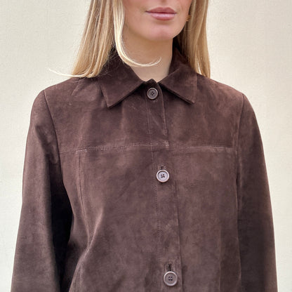 Vintage brown suede jacket