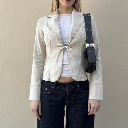 Vintage 00s linen jacket