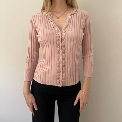 Vintage mother of pearl cardigan