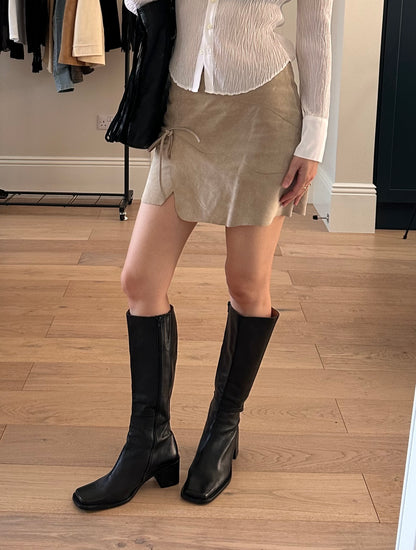 Vintage leather boots