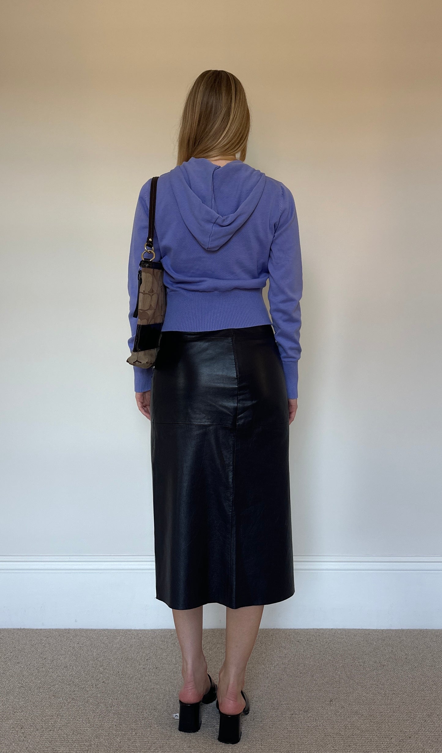Vintage violet hoodie