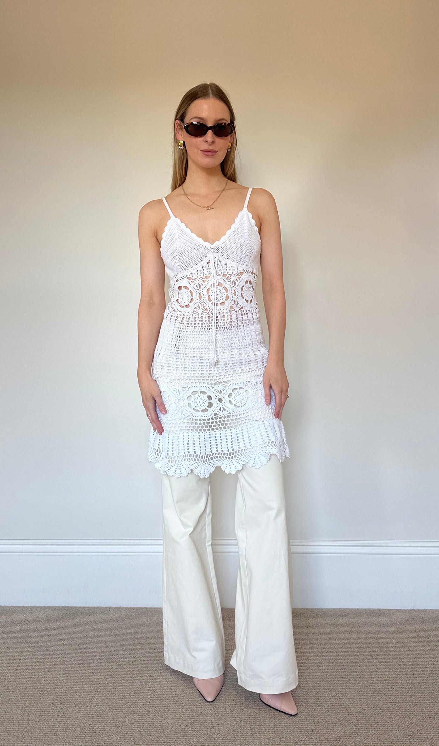 Vintage crochet dress