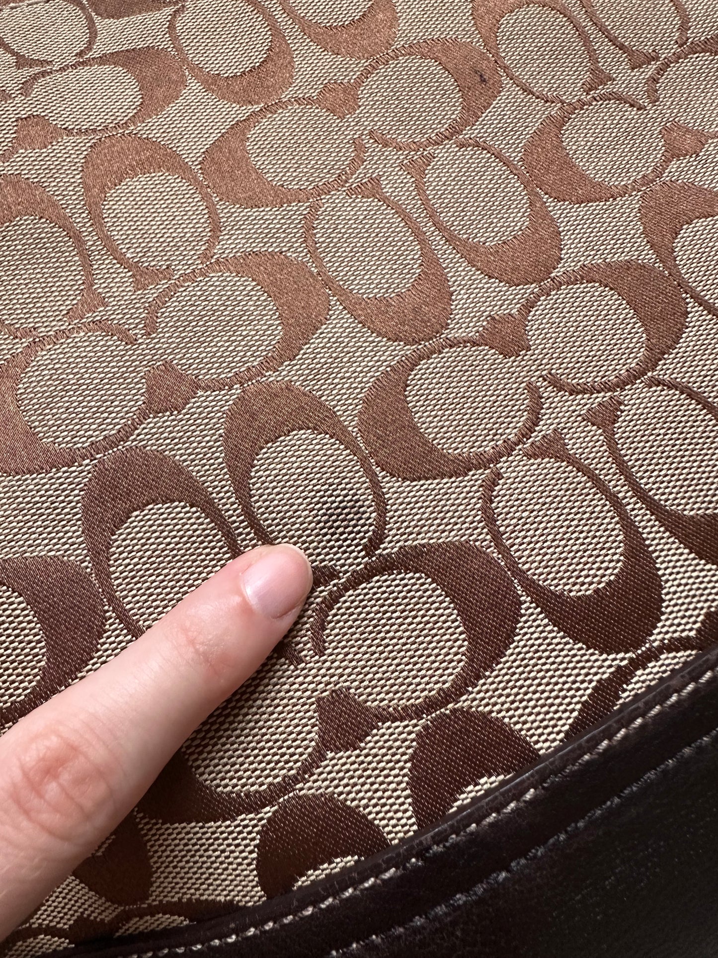 Vintage coach shoulder bag