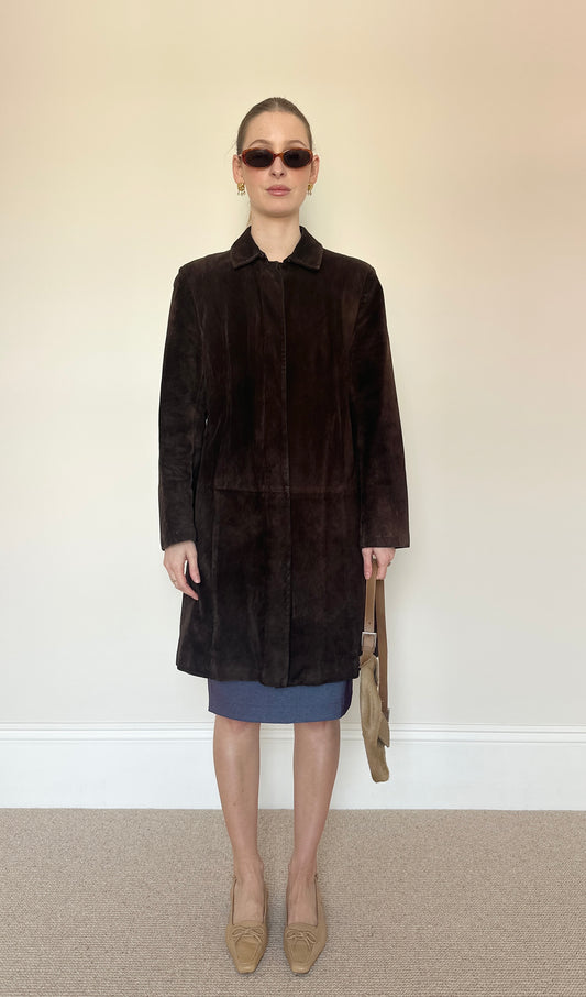 Vintage brown suede jacket