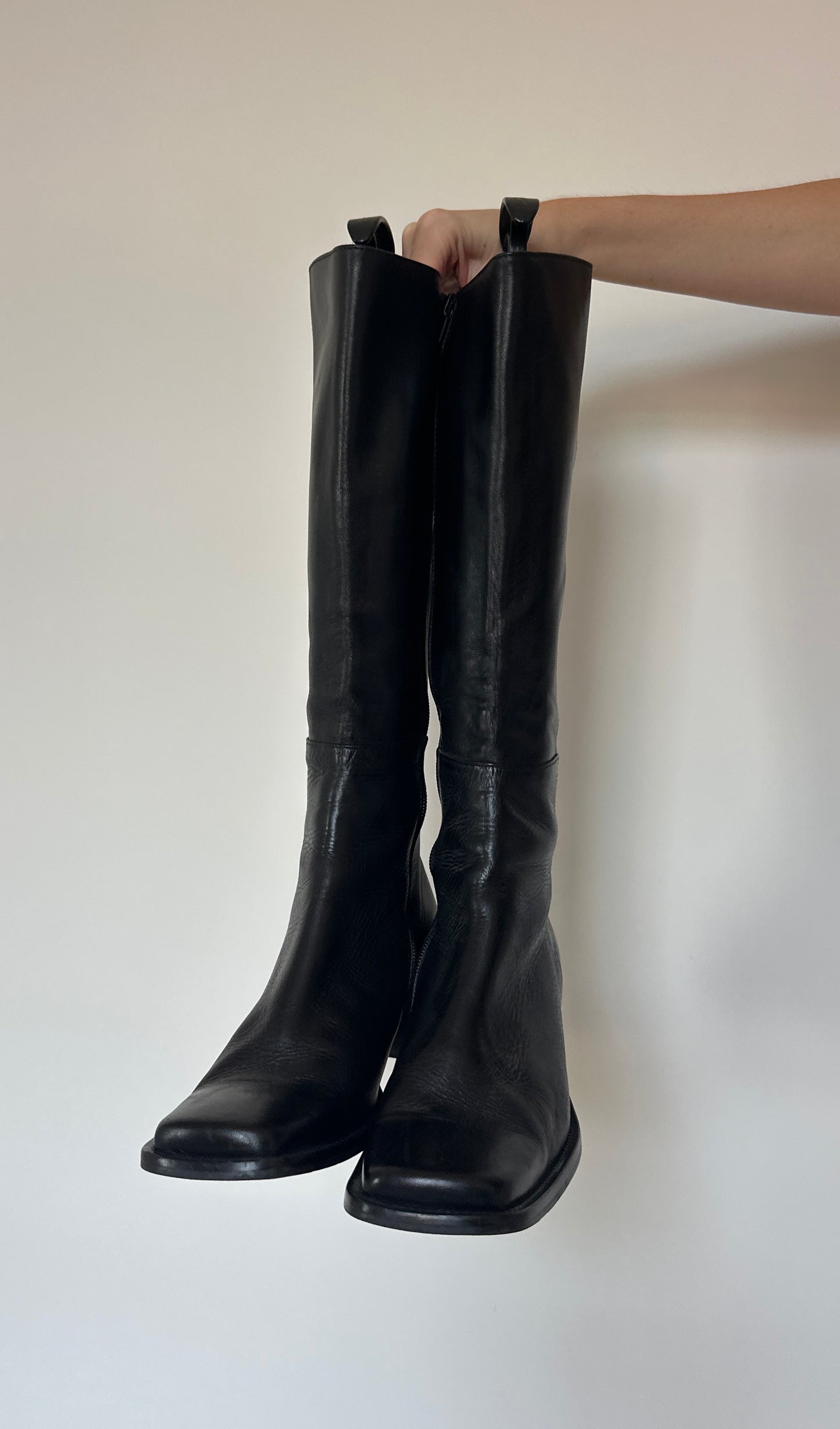 Vintage leather boots