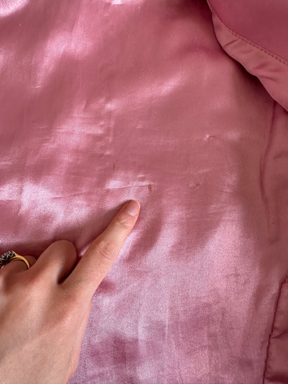 Vintage pink leather jacket