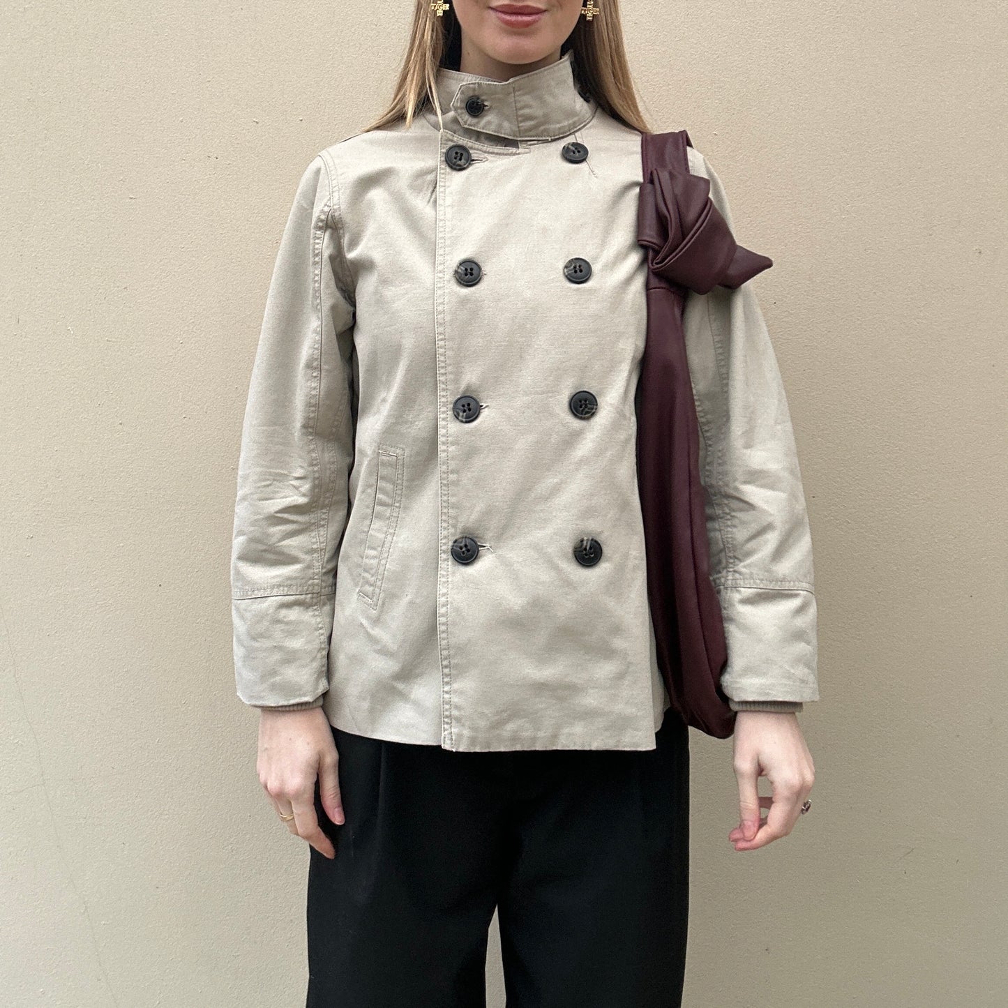 Funnel neck jacket