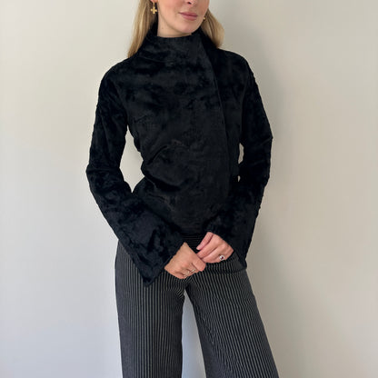 Vintage faux pony skin jacket