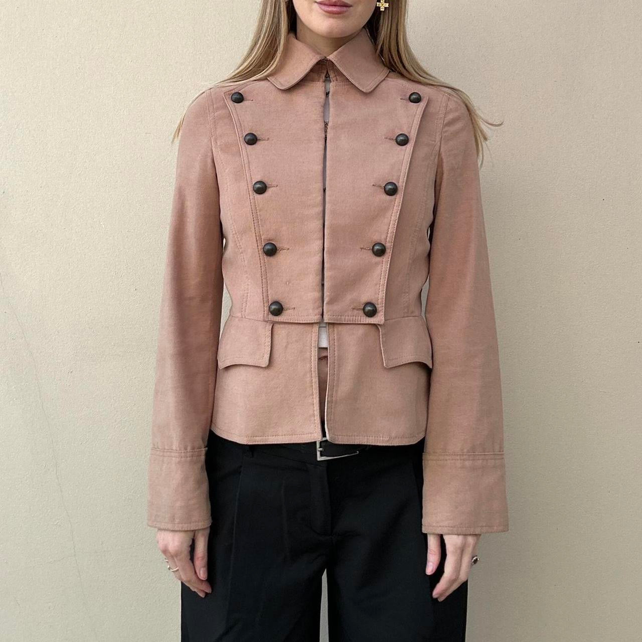 Vintage 00s military style jacket (faulty)