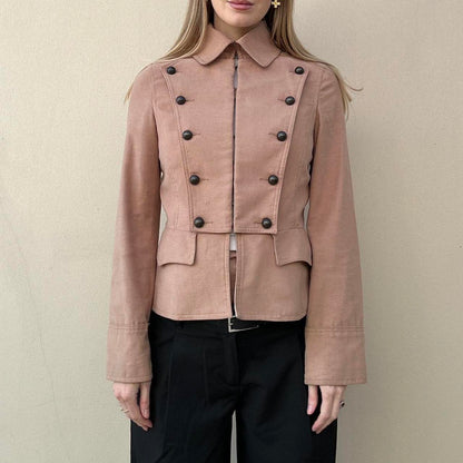 Vintage 00s military style jacket (faulty)