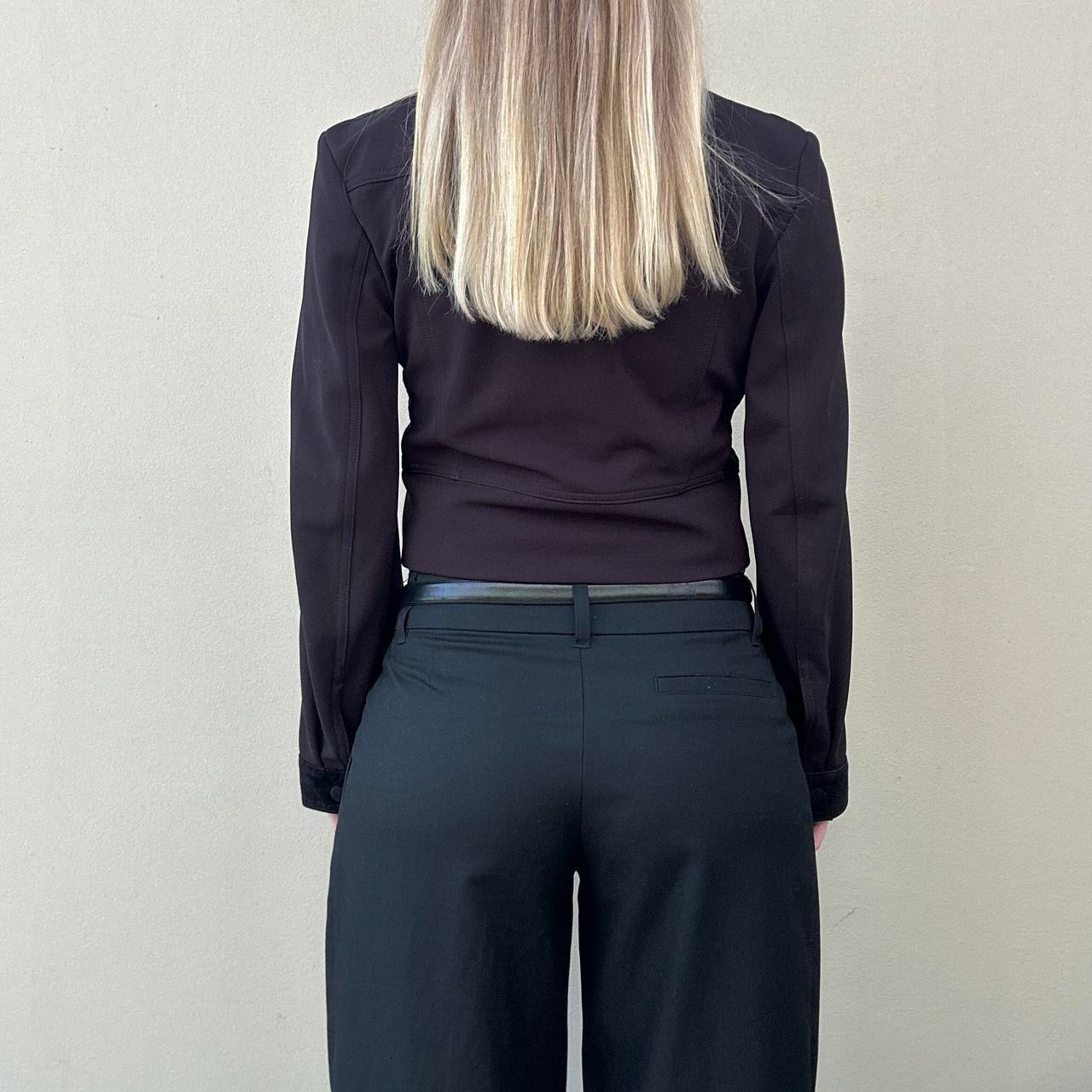 Vintage 00s suede zip jacket