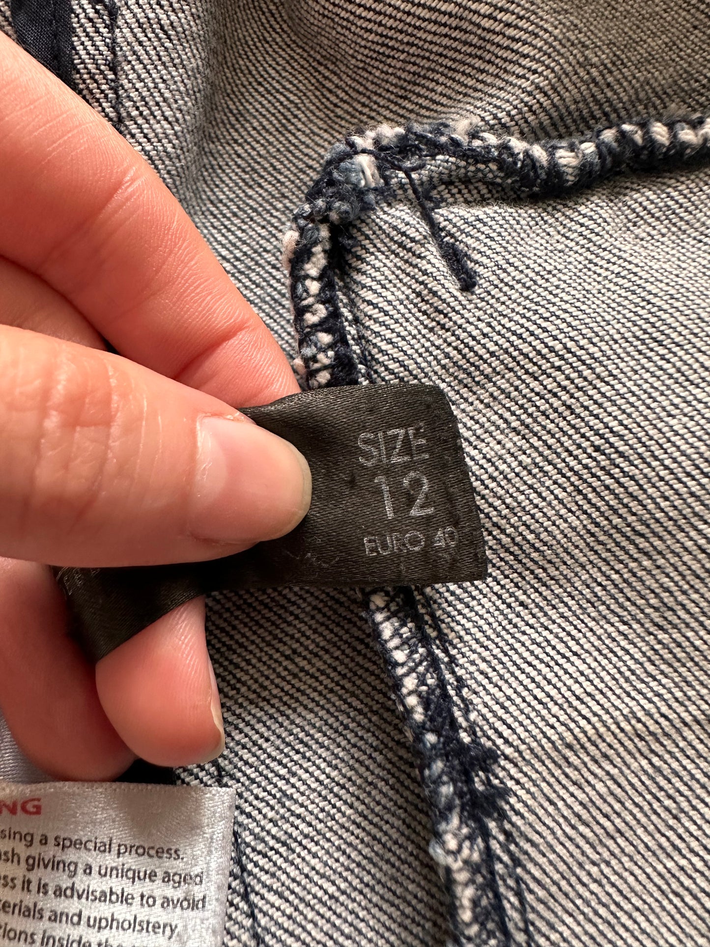 SALE Vintage denim button jacket