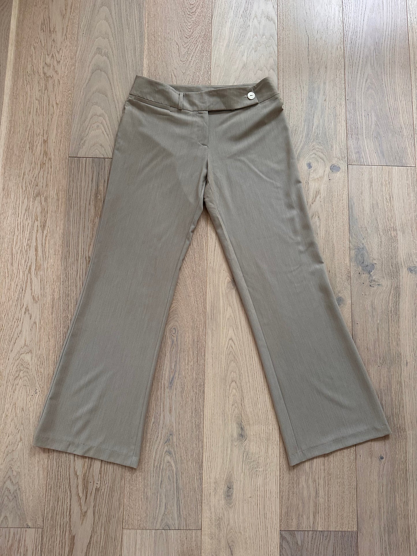 SALE taupe suit trousers