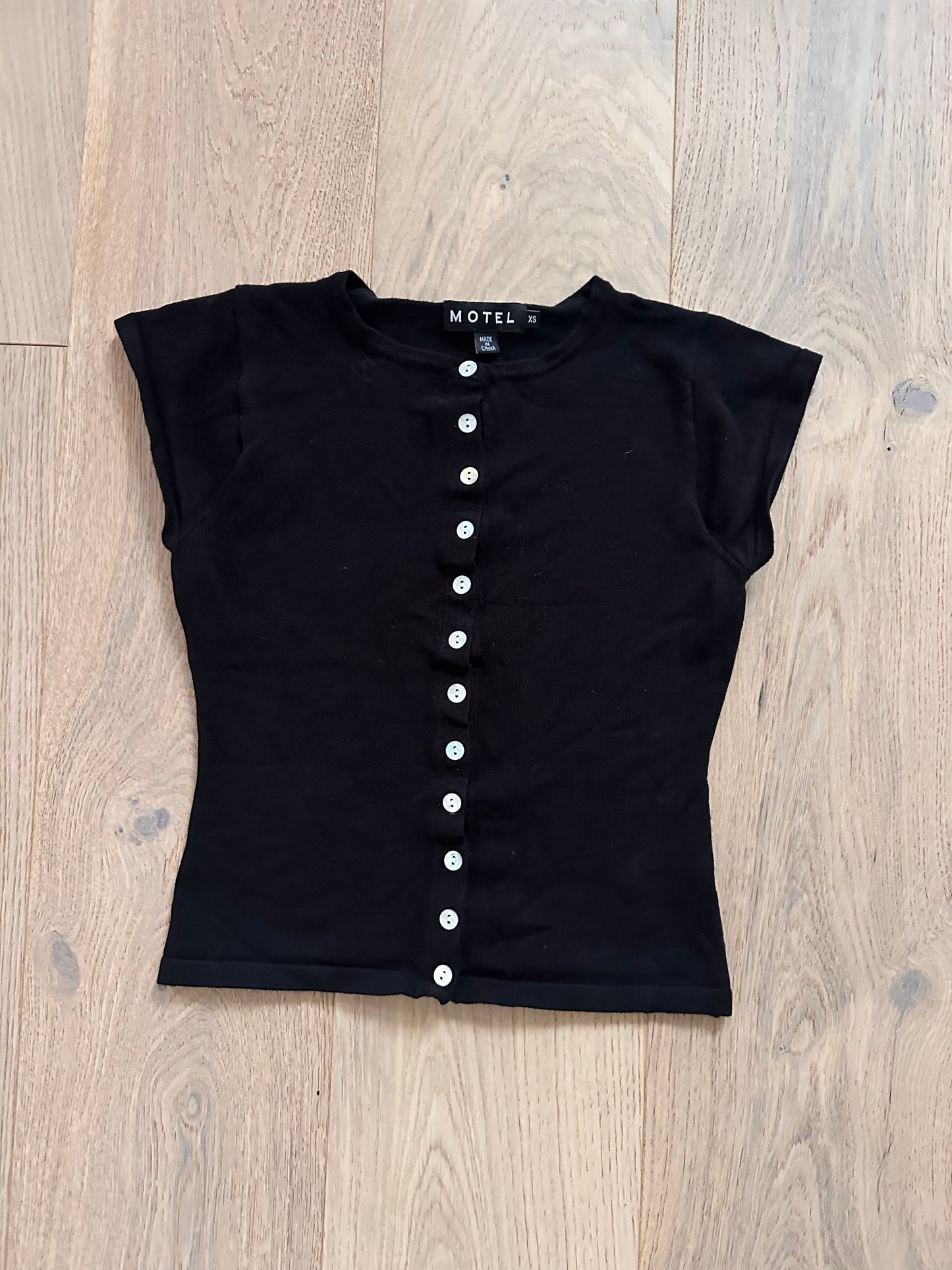 SALE Motel mother of pearl top