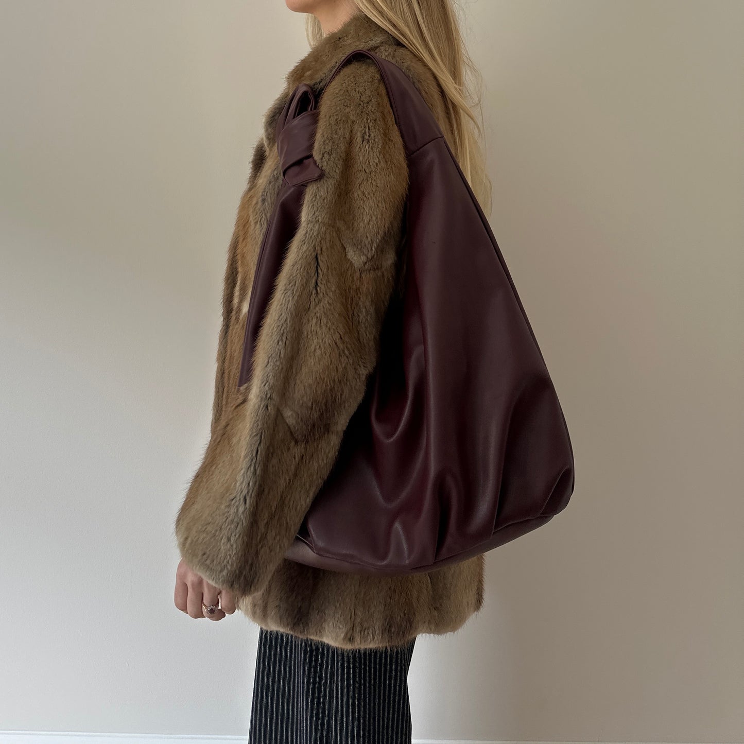 Vintage real fur coat