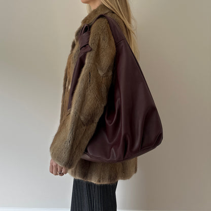 Vintage real fur coat