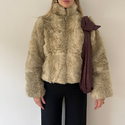Vintage faux fur coat