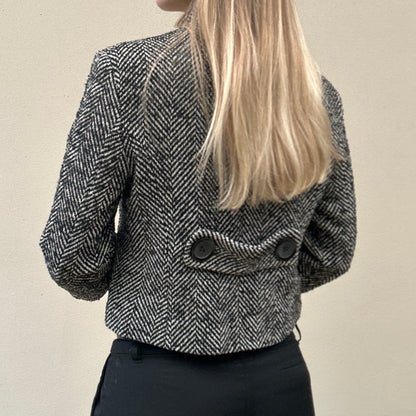 Tweed pea coat