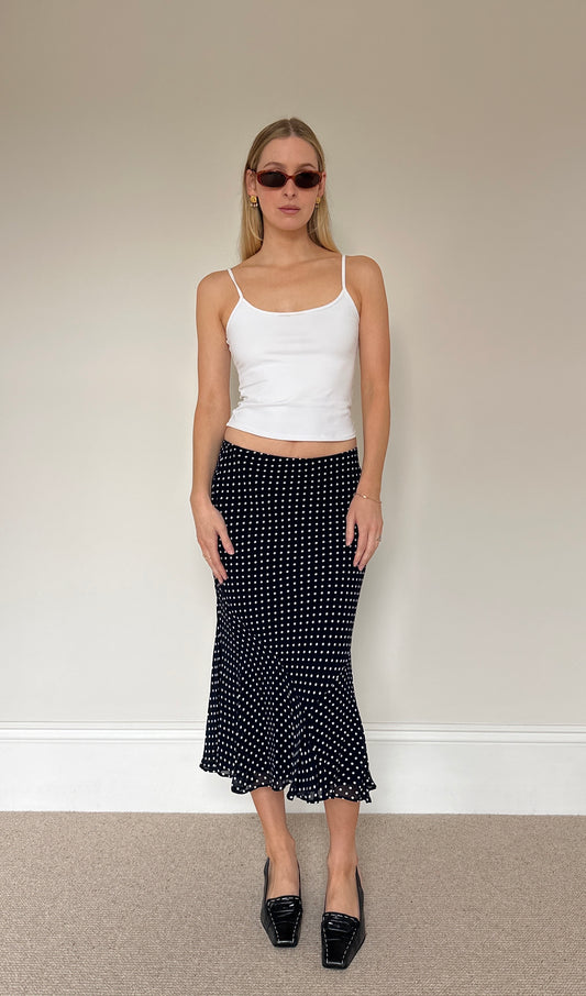 Vintage Polka Dot Skirt