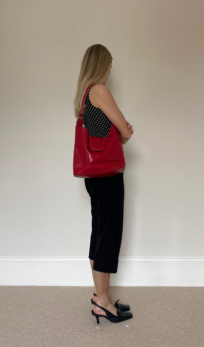 Vintage 90s Red Handbag