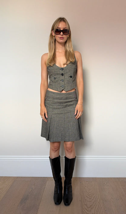 Vintage Charcoal two piece