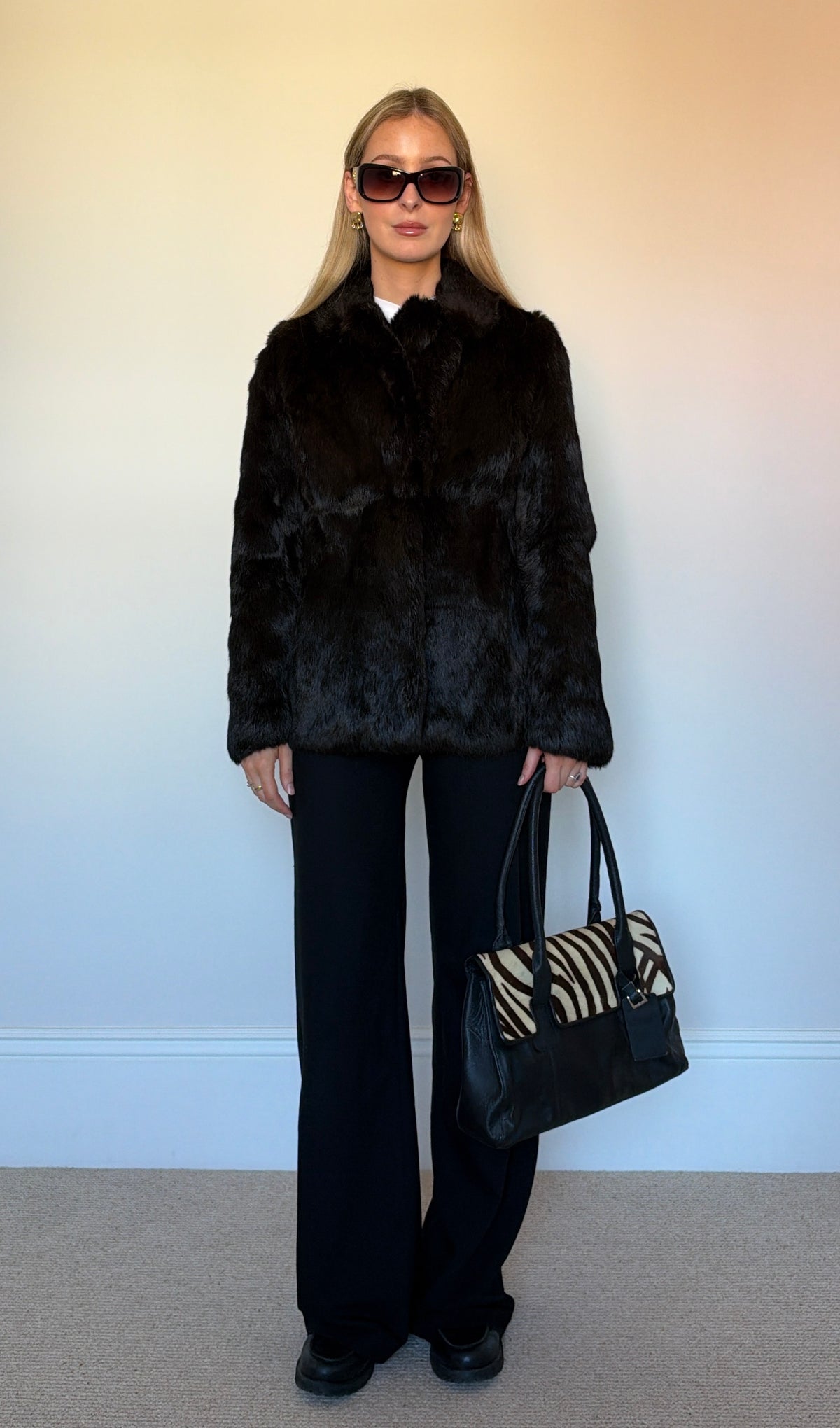 Vintage real fur jacket