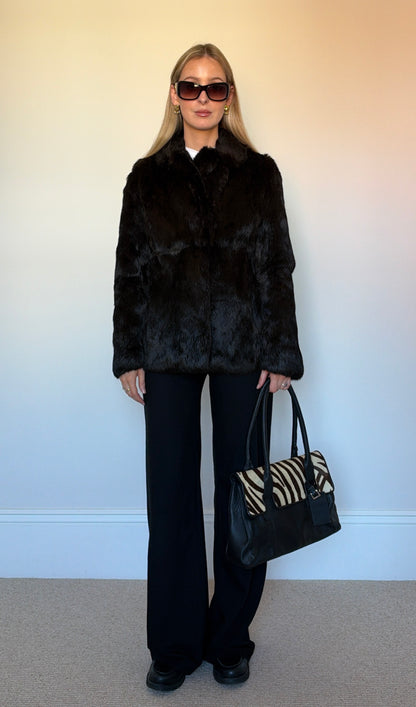 Vintage real fur jacket