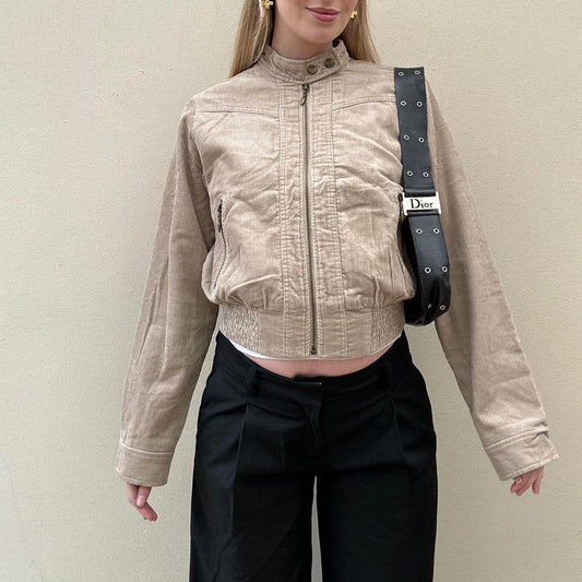 Vintage corduroy bomber jacket