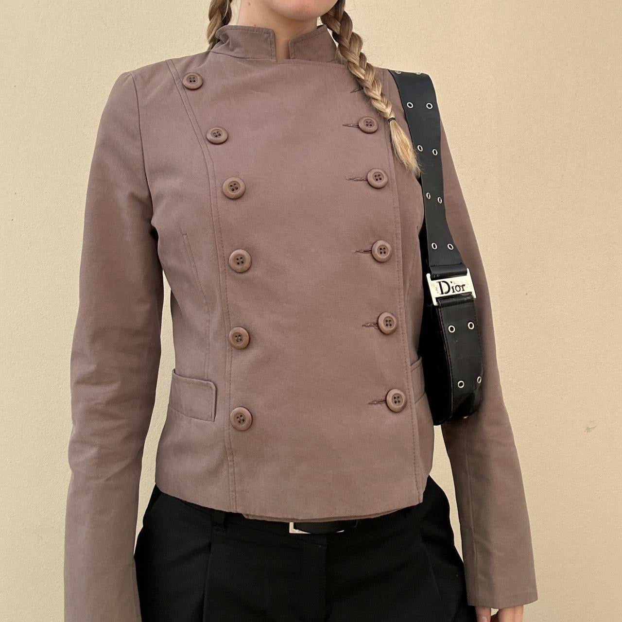 Vintage 00s mushroom button jacket