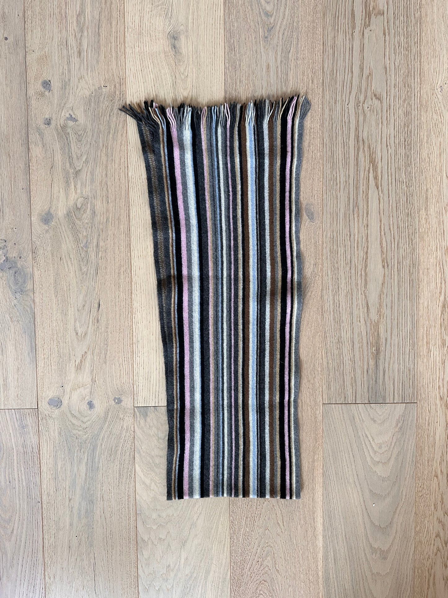 SALE vintage stripe scarf