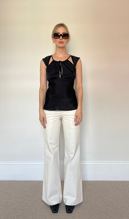 Vintage satin blouse