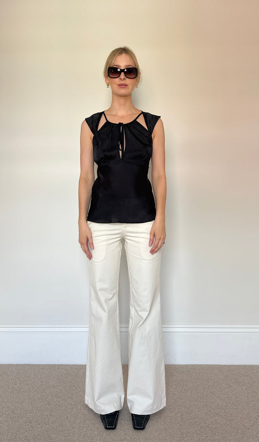 Vintage satin blouse