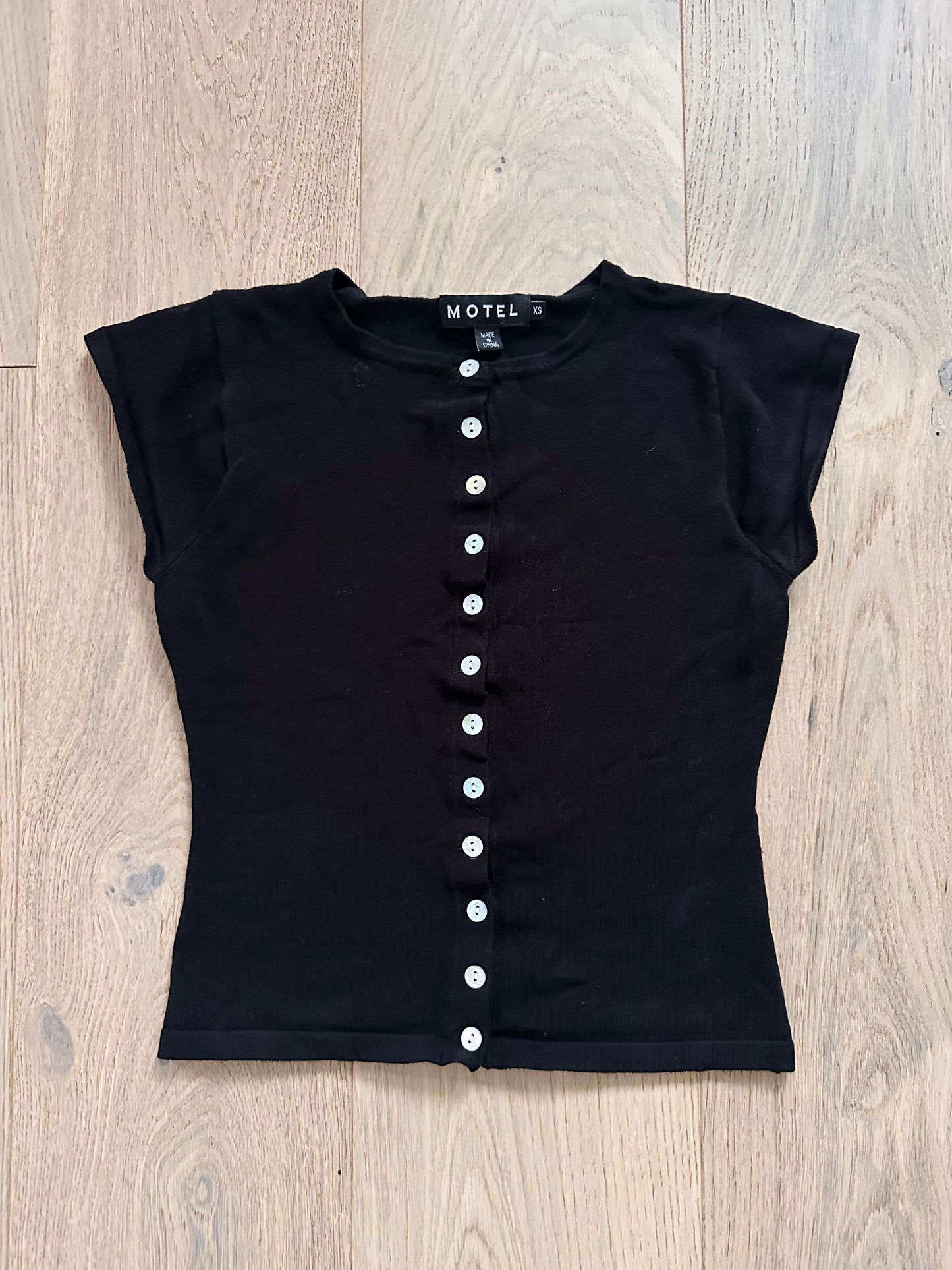 SALE Motel mother of pearl top