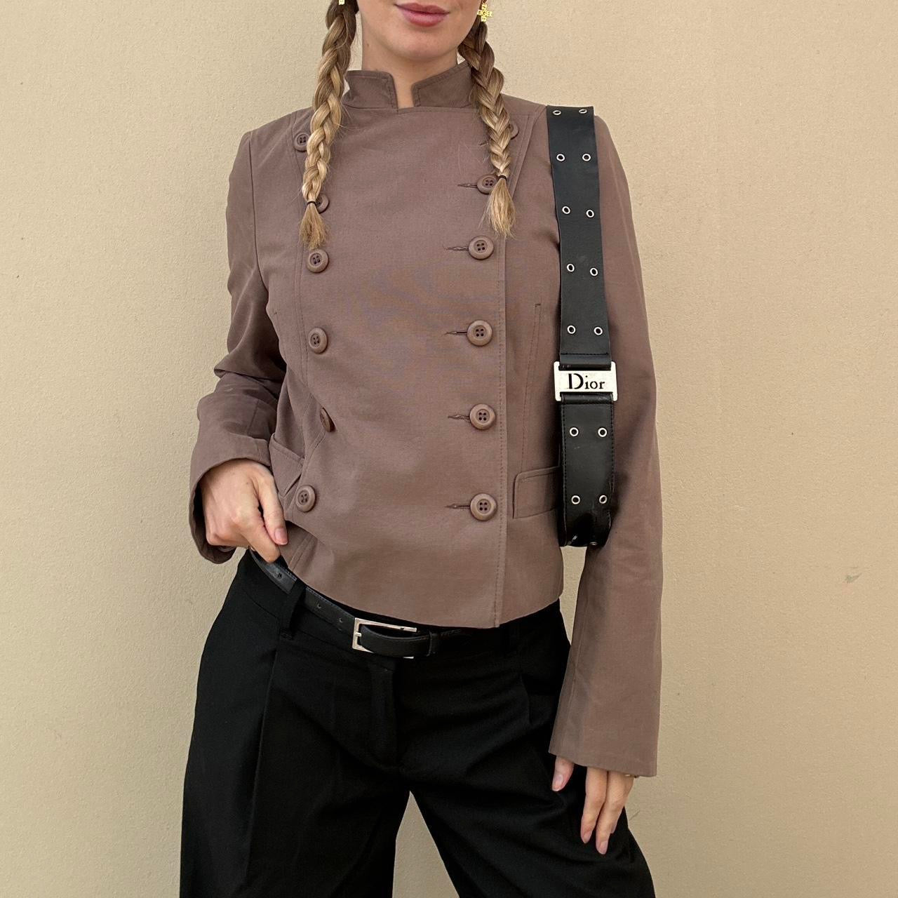 Vintage 00s mushroom button jacket