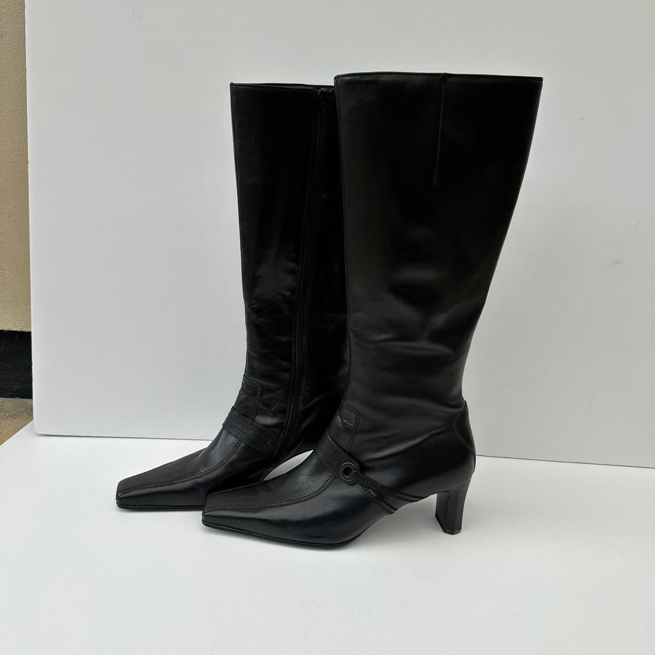Vintage Black leather boots