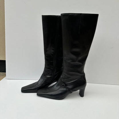 Vintage Black leather boots