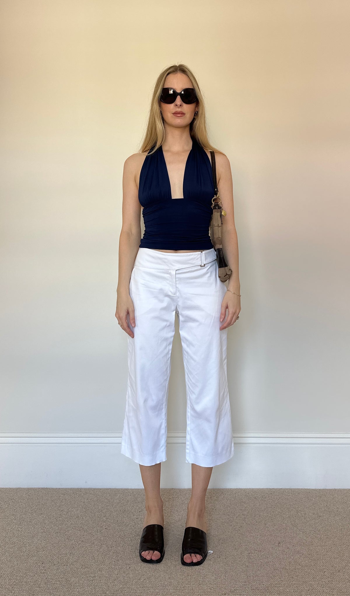 Vintage white capris