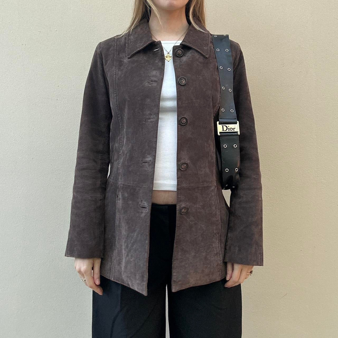 Vintage brown suede jacket