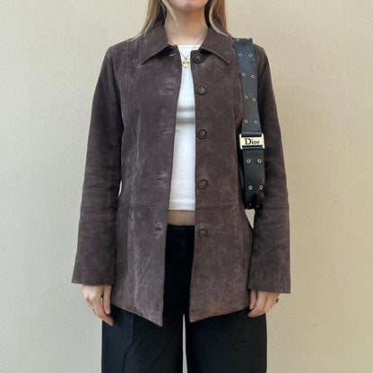 Vintage brown suede jacket