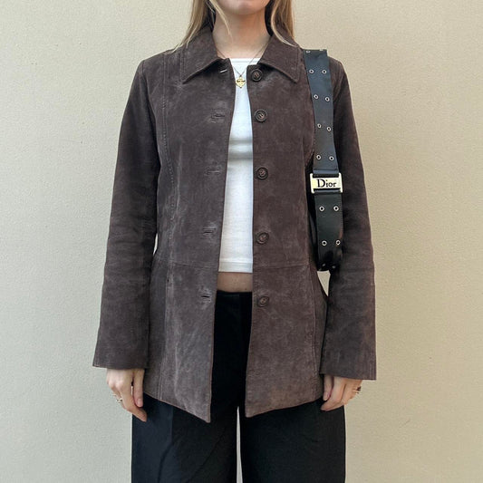 Vintage brown suede jacket