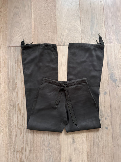 SALE vintage khaki linen trousers