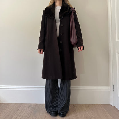 Vintage wool & cashmere coat