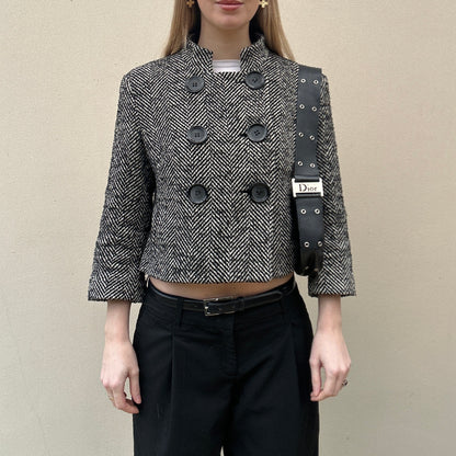 Tweed pea coat