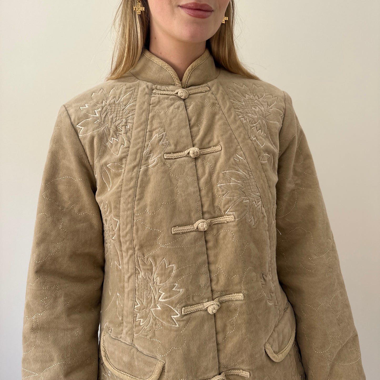 Vintage frog clasp jacket
