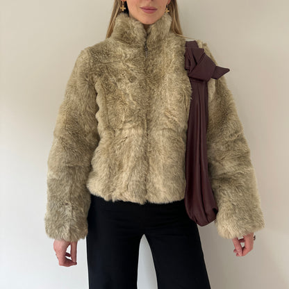 Vintage faux fur coat