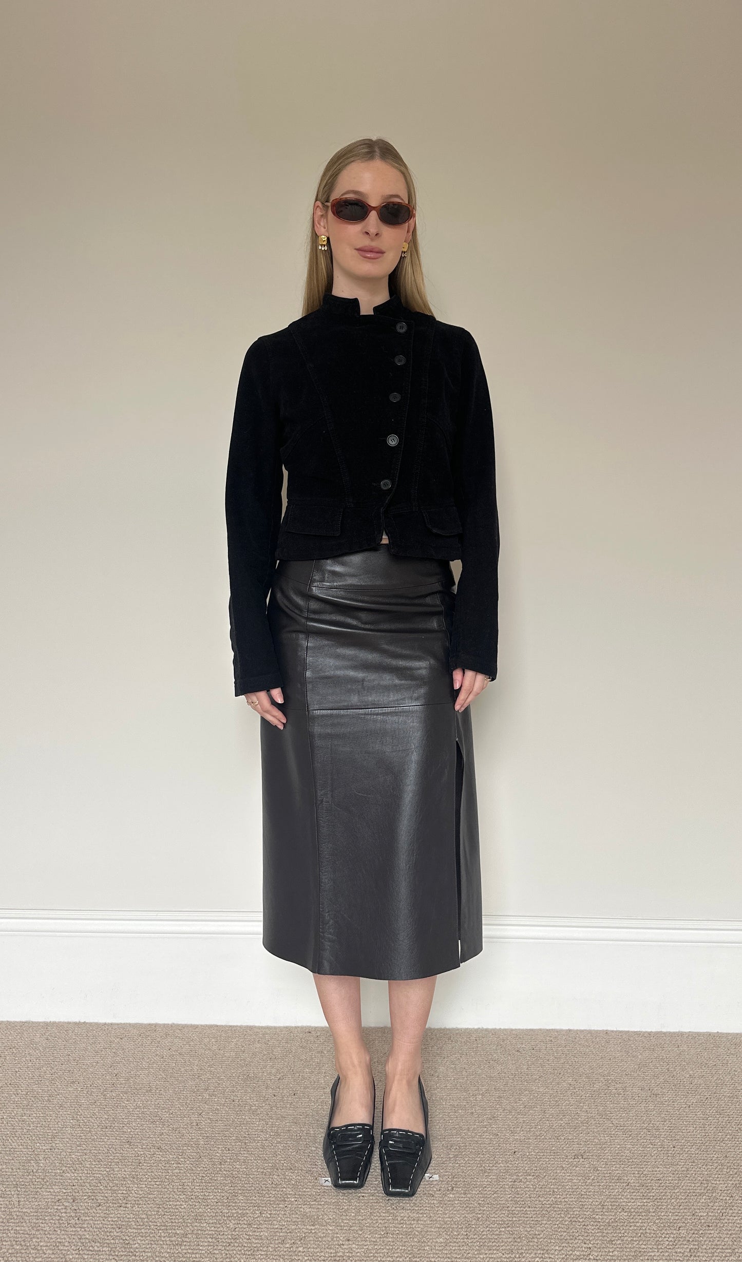 Vintage FCUK asymmetrical Jacket