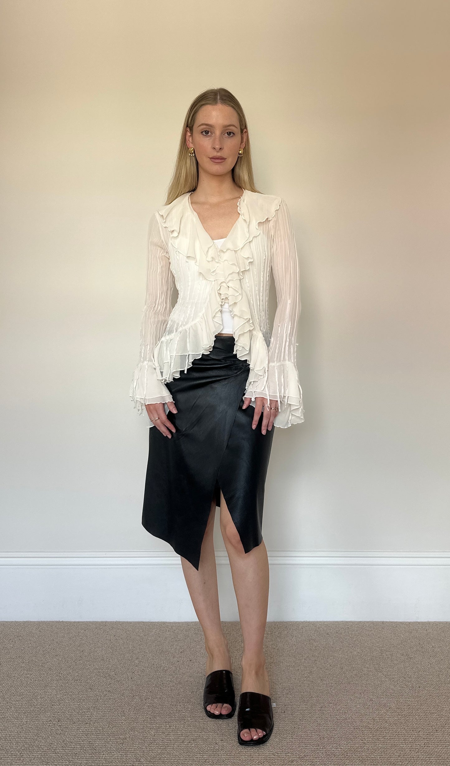 Vintage frill blouse