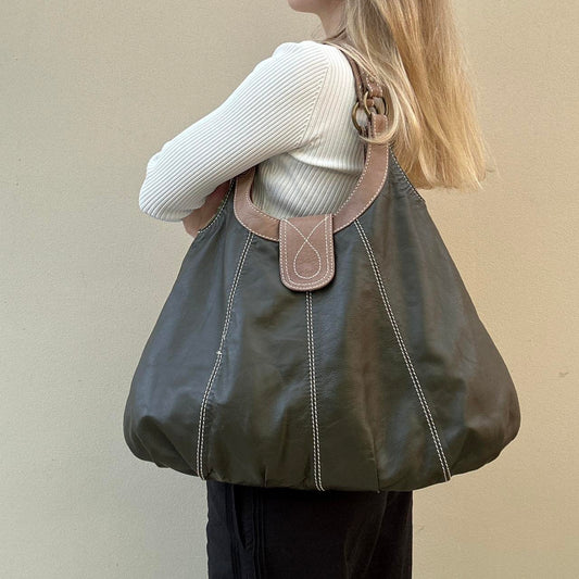Vintage faux leather handbag