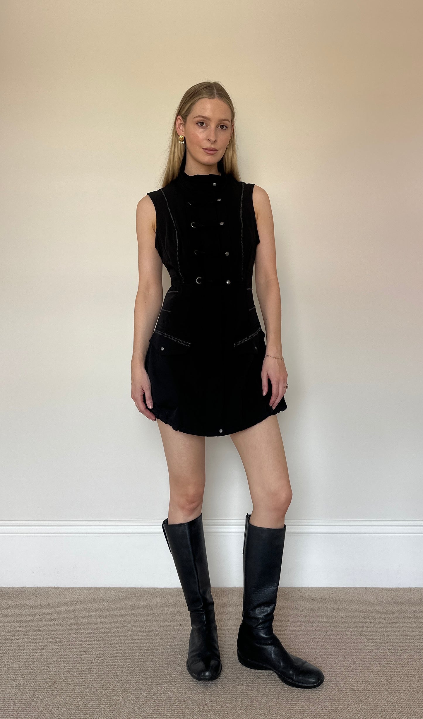 Vintage black designer dress